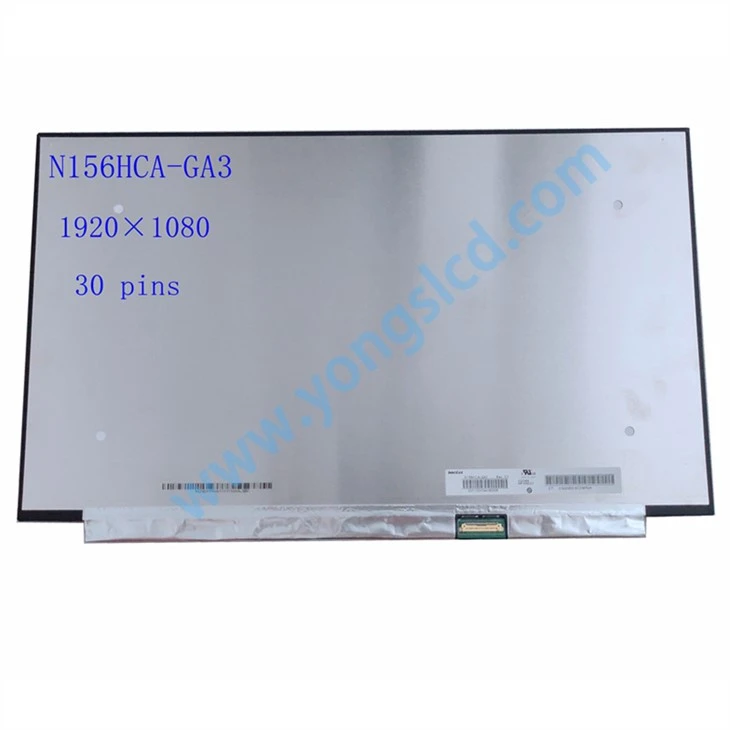 Yangi FHD IPS Edp 30pin 15.6 noutbuk ekrani N156HCA-GA3