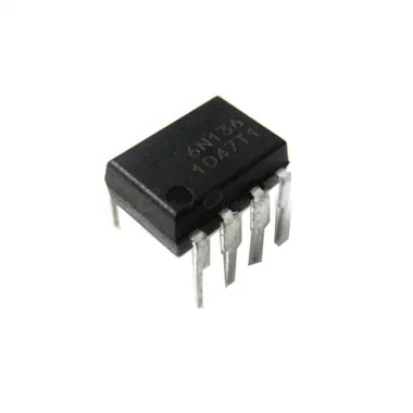 6N136 SMD -8 yuqori tezlikdagi tranzistorli optokupl chiplari IC
